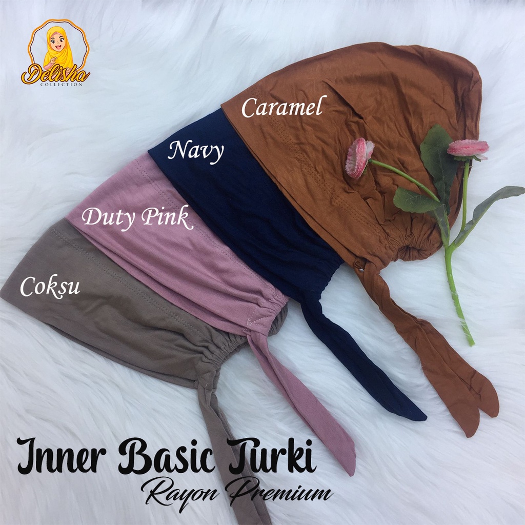 Inner Malaysia Kaos Premium / Ciput Turki Rayon Premium / Ciput Arab Kaos Premium / Ciput Kaos Polos Tali Belakang / Dalaman Kerudung / Ciput Tali Belakang / Dalaman Hijab Fashion Muslim