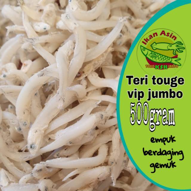 

Ikan asin teri touge vip jumbo-500gram
