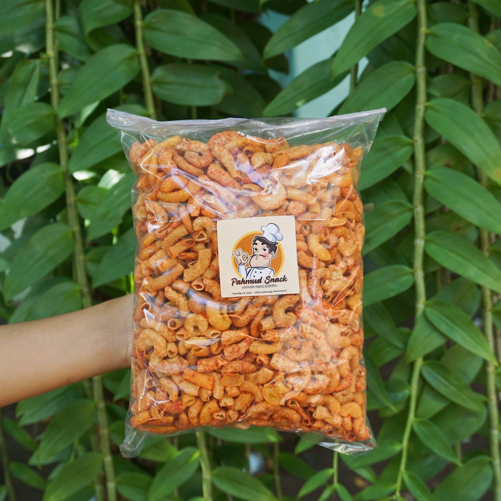 

Camilan Makaroni Bantet Pedas Gurih 500 gram
