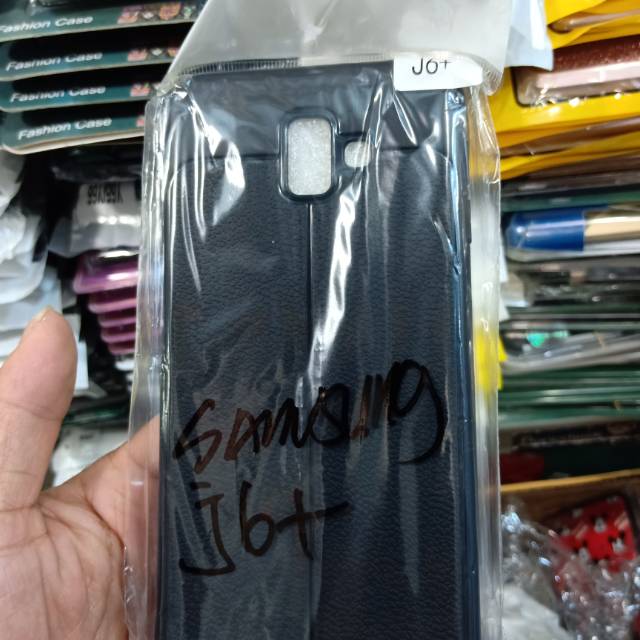 Samsung J6+ j4+ soft case kulit jeruk