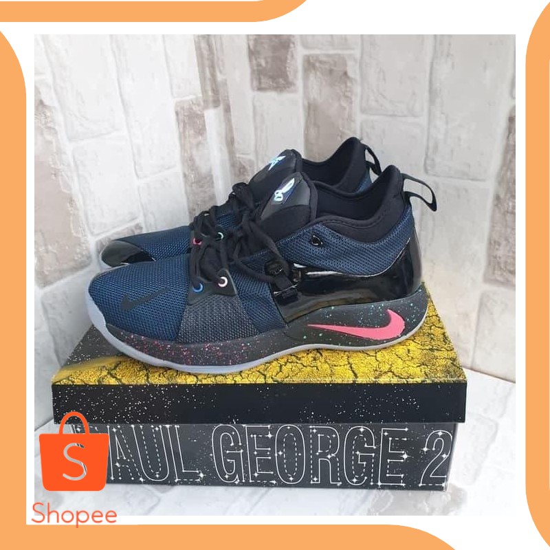 Jual onderdil Sepatu Basket Nike Paul George 2 Playstation Navy 19DEZ Murah