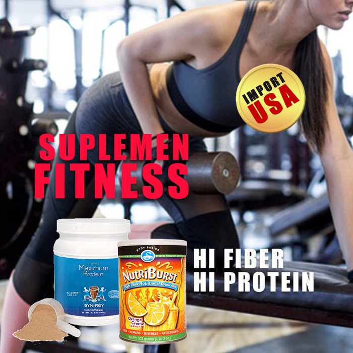 SUPLEMEN FITNESS PENAMBAH PEMBENTUK MASSA MASA OTOT PRIA WANITA KAYA NUTRISI SURPLUS KALORI SUPLEMEN