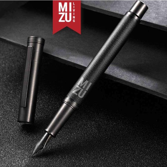 

HONGDIAN BLACK FOREST Series Fountain Pen Gift Set Black Titanium Nib - Hitam, EF Nib ---Terbaru---