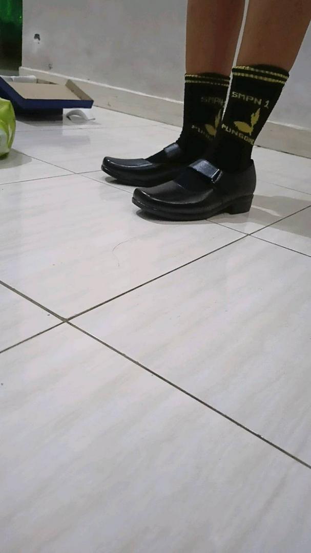 Sepatu Sekolah Wanita Hitam Kulit Asli/sepatu Pantofel/sepatu Kerja/sepatu Paskibra/sepatu Kantor