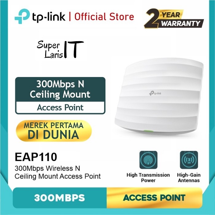 Tp-link EAP110 Wireless N Ceiling Mount Access Point
