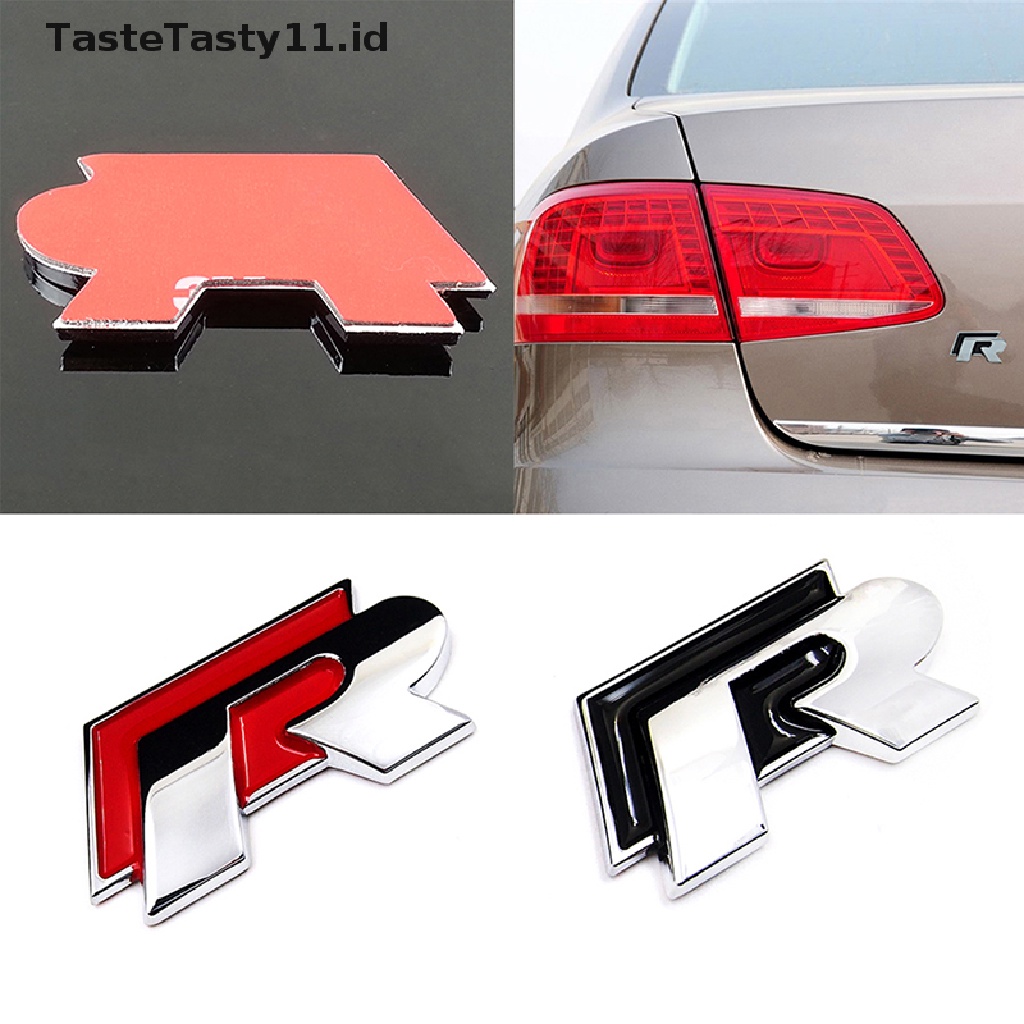 (Tastetasty) Stiker Emblem Rline Bahan Metal Untuk Dekorasi Bagasi Mobil Vw Golf