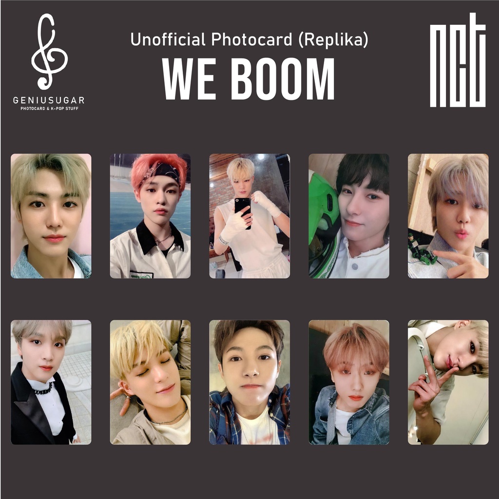 [REPLIKA NCT DREAM] PHOTOCARD WE BOOM