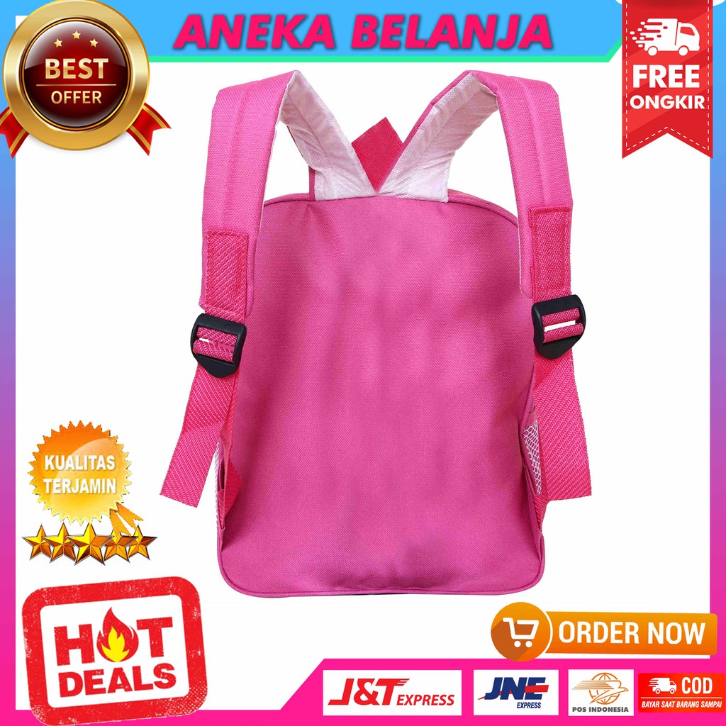 New Arrival Ransel Sekolah Mini Khusus Anak Cewek Gambar Frozen Trendy Lucu Pink Berkualitas Stylish