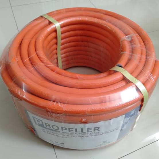 Selang gas meteran SNI tekanan tinggi ANTI BOCOR ANTI TIKUS selang gas merah / orange kompor gas lpg