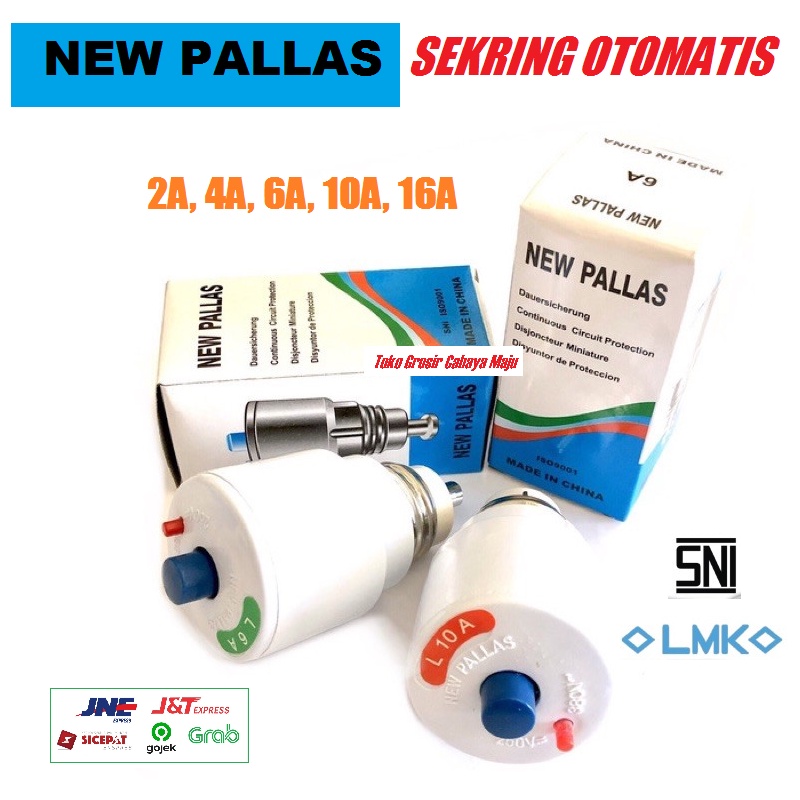 Sekring Otomatis Sikring Otomatis New Pallas 2A 4A 6A 10A 16A