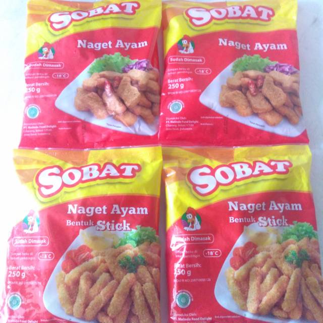 

PROMO HEMATTTT (Masih 1 Brand Cikiwiki) Sobat Nugget ayam Ori / stick 250 gr.