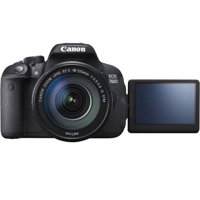 KAMERA CANON DSLR EOS 700D SECOND CAMERA MURAH LAYAR PUTAR LENGKAP LIKE NEW LAYAR 180 DERAJAT