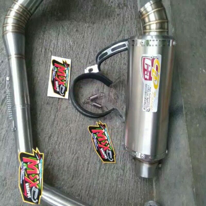 knalpot CLD C3 oval satria Fu fi GSX Vixion R15 Scorpio Jupiter MX king