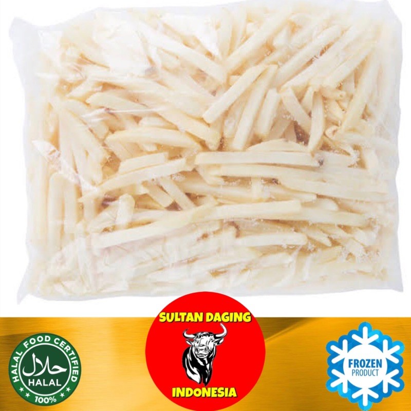 

KENTANG GORENG SHOESTRING 1 KG/ KENTANG GORENG/ KENTANG GORENG FROZEN/ FRENCH FRIES/ SHOESTRING