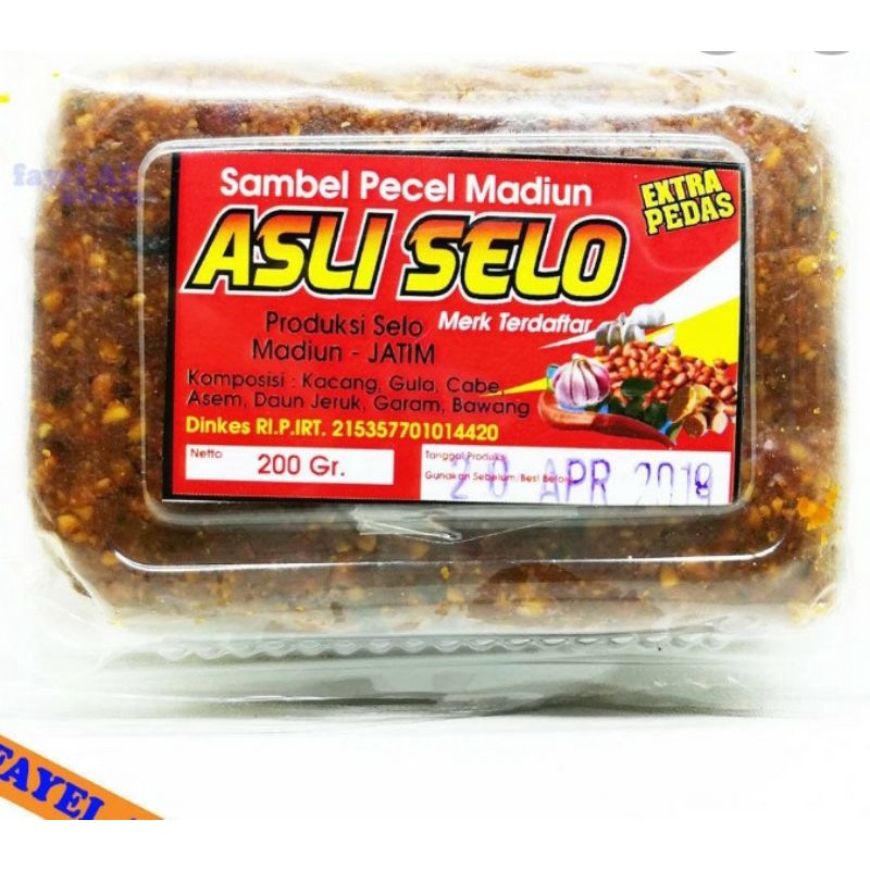 

Sambal Kacang (khas madiun)