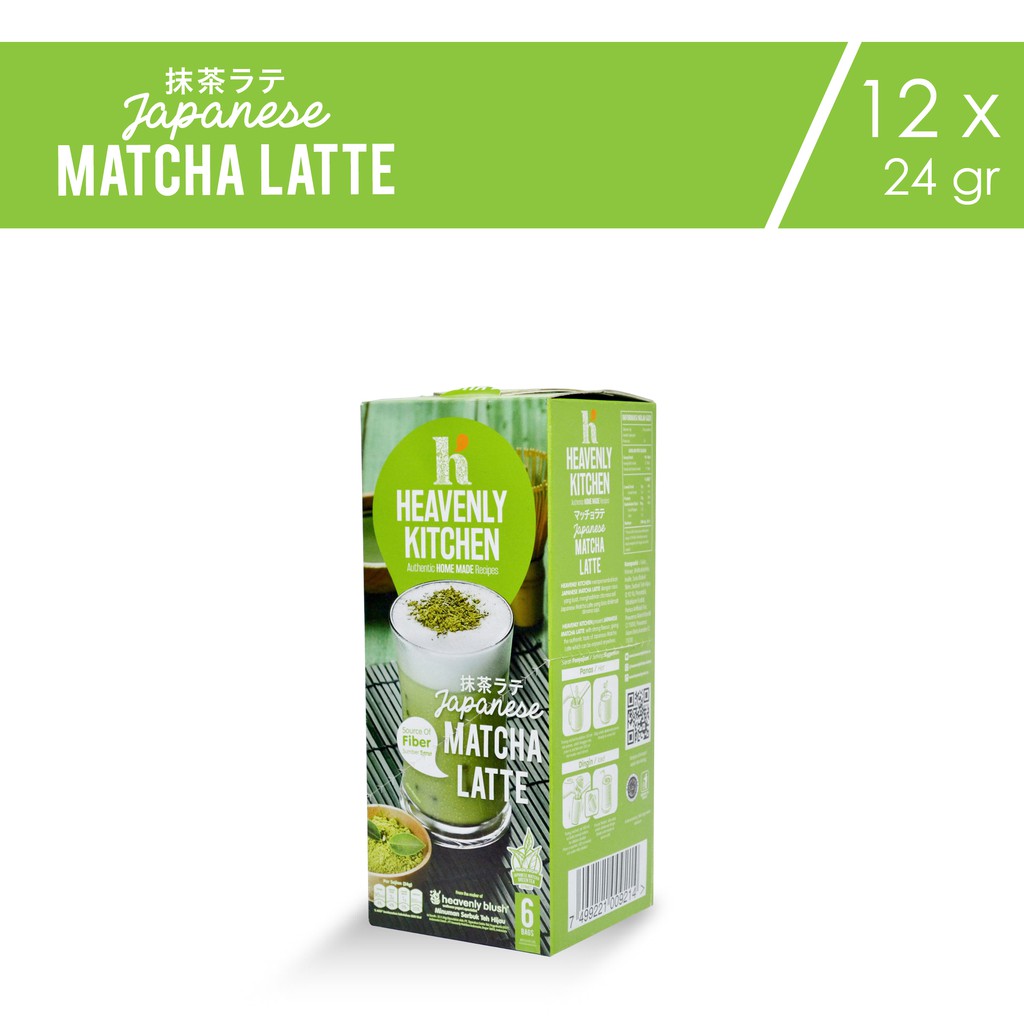 Heavenly Kitchen Japanese Matcha Latte [6 x 48gr] | Shopee