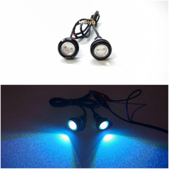Lampu LED mata elang mode diam-Ice Blue