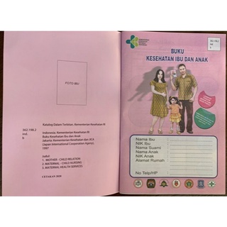 Jual Buku KIA 2019 / Buku KIA Versi Lama/ Buku Kesehatan Ibu Dan Anak ...