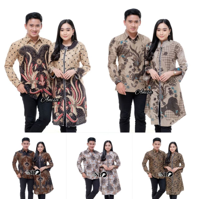 BATIK COUPLE KEMEJA TUNIK NEW ARIVAL DERSTRO BATIK COUPLE