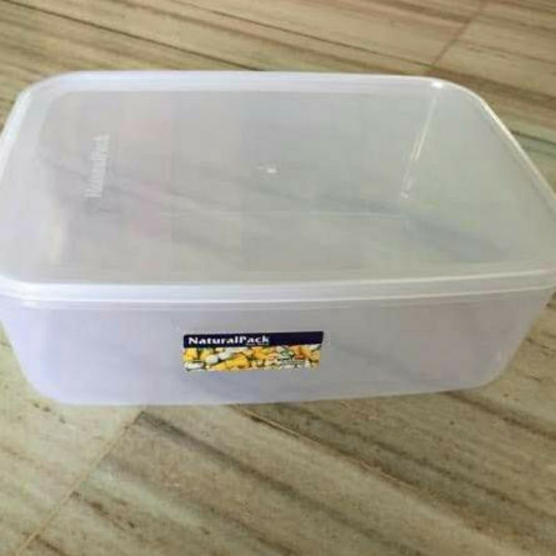 kotak tempat penyimpanan natural pack 3500ml