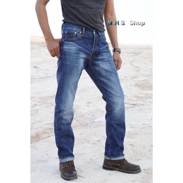 Celana levi's 501 Original Selvedge ( COD )
