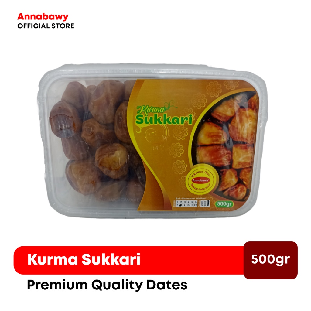 

Kurma Sukari Annabawy High Quality | Kurma Sukkari Premium - 500gr