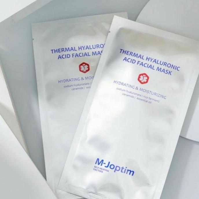 M-JOPTIM THERMAL HYALURONIC SHEET MASK MJOPTIM MASKER WAJAH SATUAN