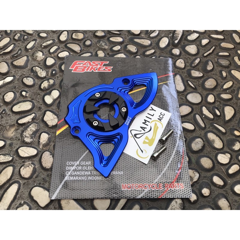 Cover Gear Tutup Gear Depan Yamaha Vixion Xabre R15 Mx King Full CNC Fast Bikes