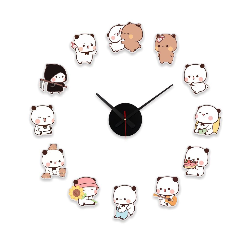 Jam Dinding Panda gemoy