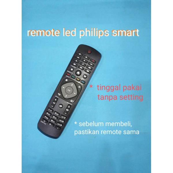 Remote tv led philips