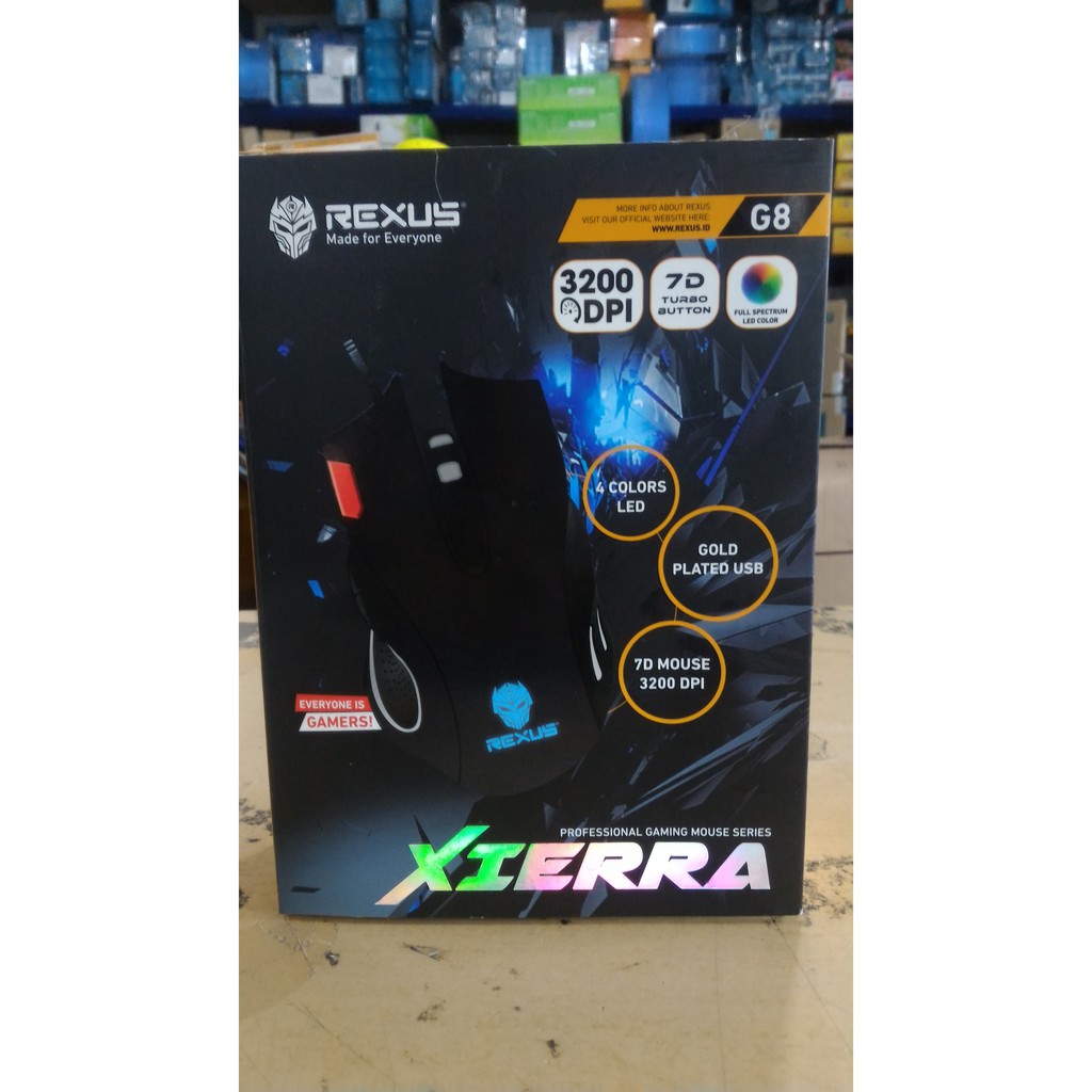 Rexus Gaming Mouse G8 7D Xierra