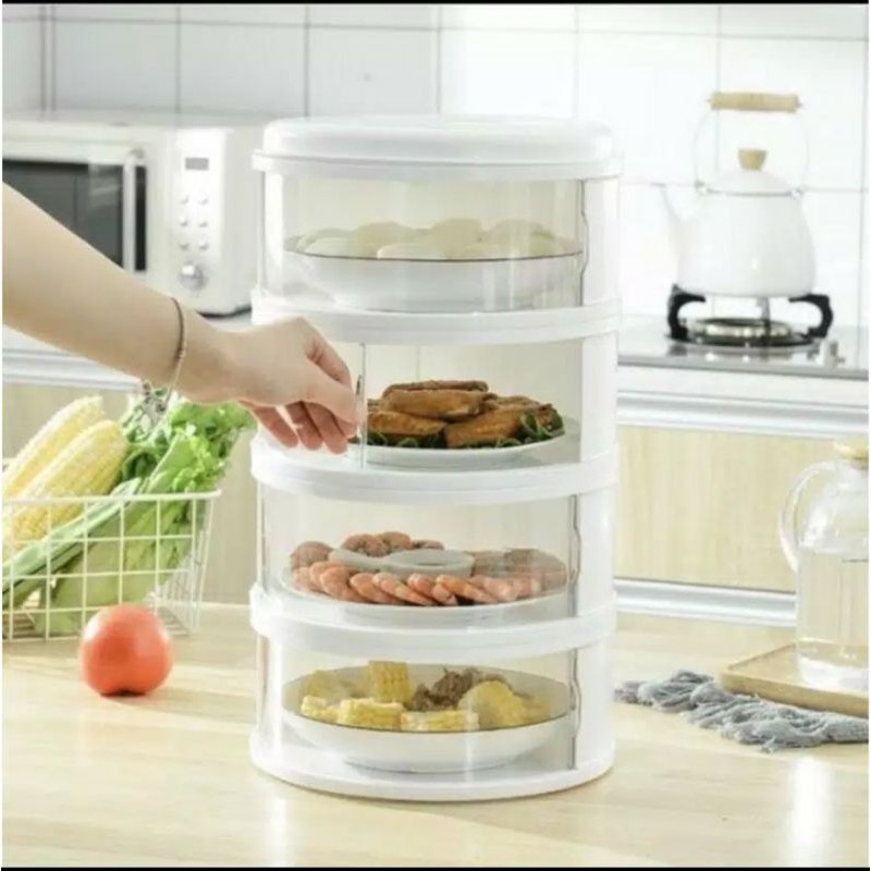 TUDUNG SAJI 4 SUSUN [Putih] Harga Hemat