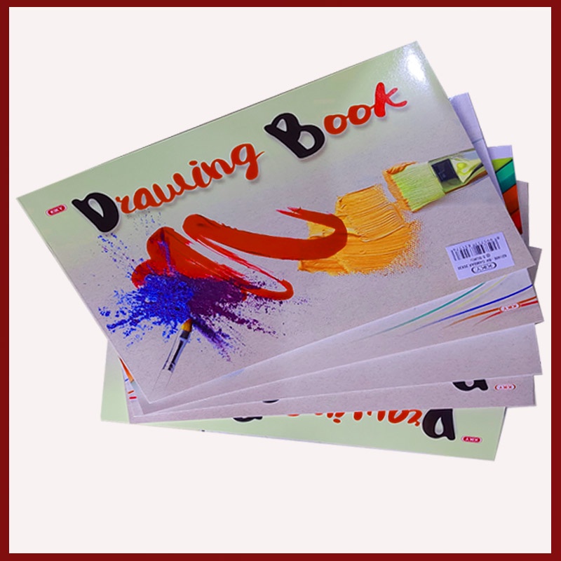 Buku gambar A4 merek KIKY KIKI 10 LEMBAR DRAWING BOOK 20*30