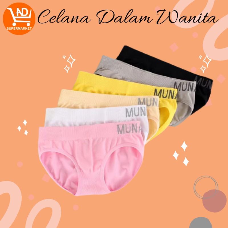 AND COD Celana Dalam Wanita Nylon Celana dalam Korea Multifungsi Slimming pants kolor Murah BC11