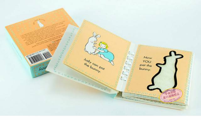 original Pat the bunny multi sensor /touch and feel buku anak/buku inggrish/interactive/happychild