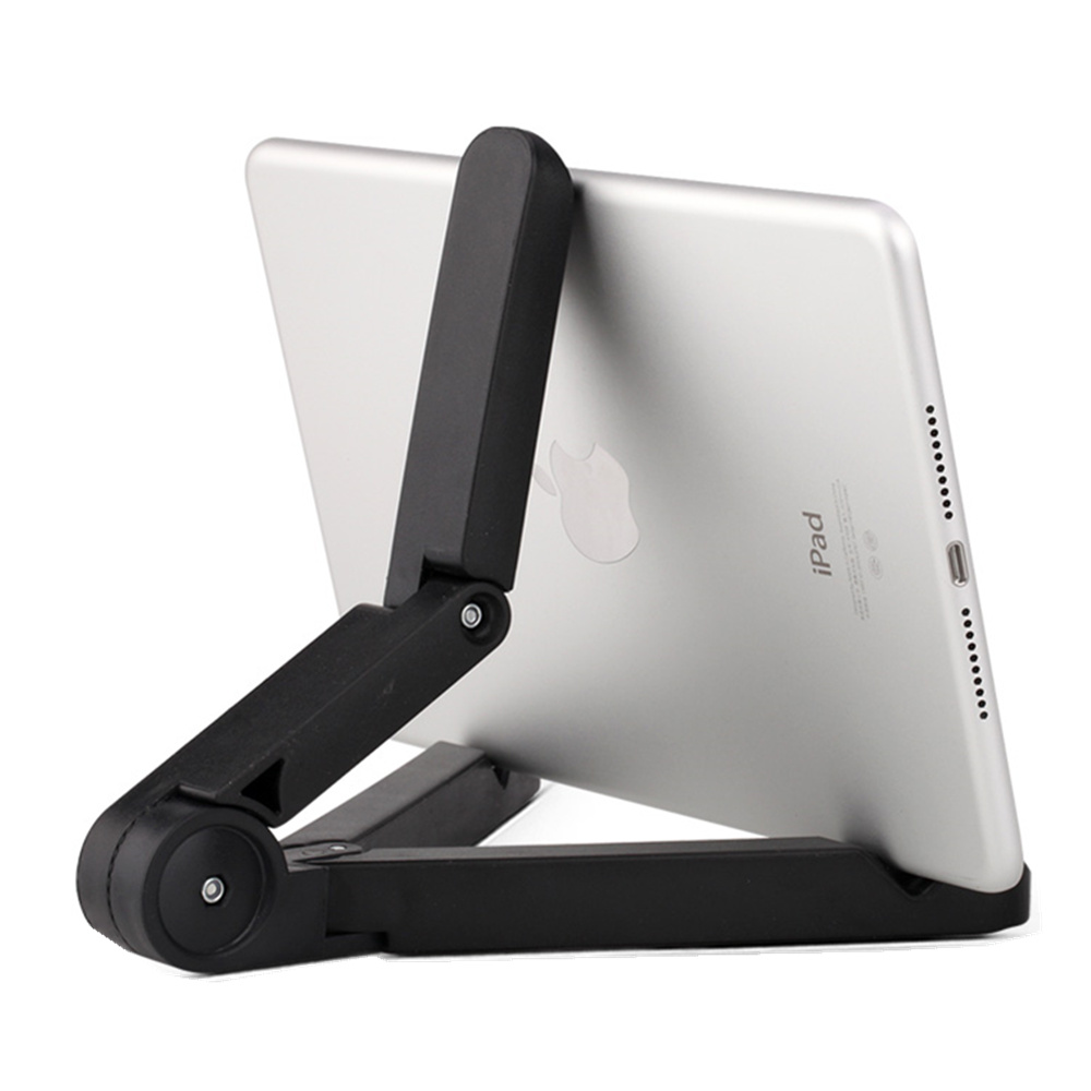 Phone &amp; Tablet Portable Foldable Stand Holder / Tablet Angle Adjustable Desktop Bracket / Tablet Table Desk Support Tripod Stand / For Universal Phone &amp; iPad &amp; Android Tablet