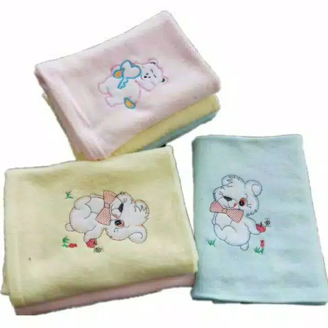 HANDUK BAYI LEMBUT UKURAN 60x110 IVORY HALUS - HANDUK MANDI ANAK