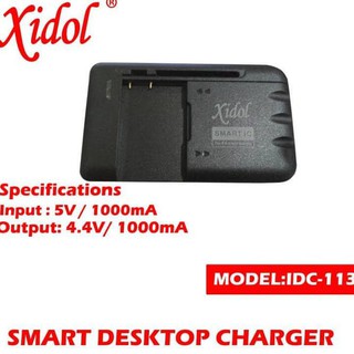 Charger Desktop Baterai HP Universal dengan Port USB