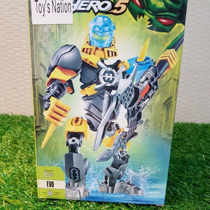 Unik Lego Hero 5 Brain Attack Gilaa