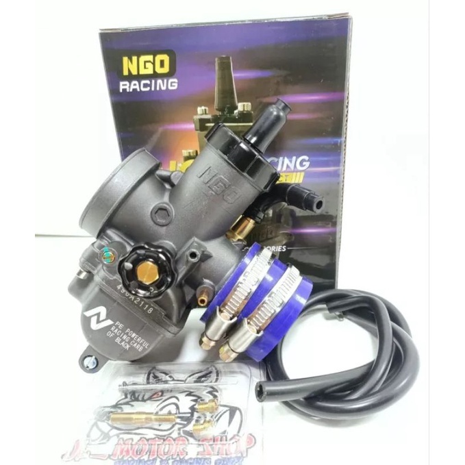 Karbu Karburator PE 28 30 NGO RACING Plus Gas Spontan - Carburetor Karburator PE PWK NGO RACING 28 30