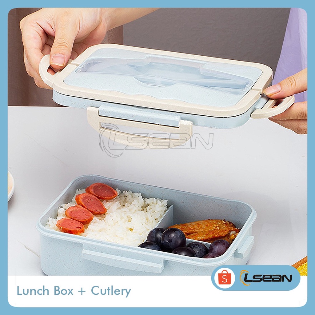 LUNCH BOX SET /KOTAK MAKAN LENGKAP DENGAN SENDOK GARPU