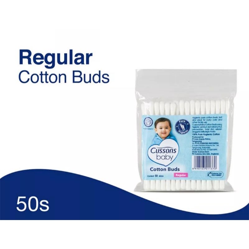 CUSSONS BABY Cotton Buds Reguler / Pembersih Telinga / Korek Kuping