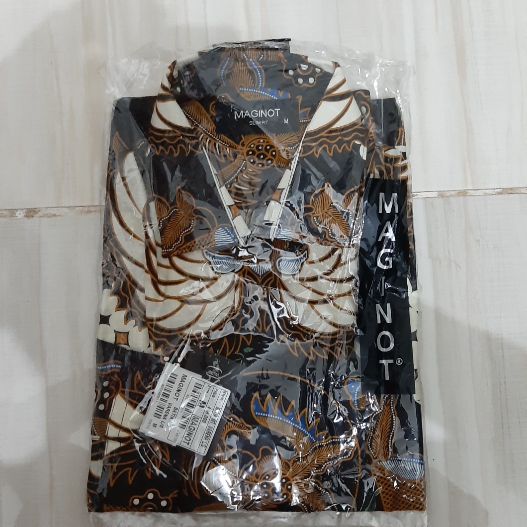 Maginot Kemeja Batik Pria Varena-ls Lengan Panjang