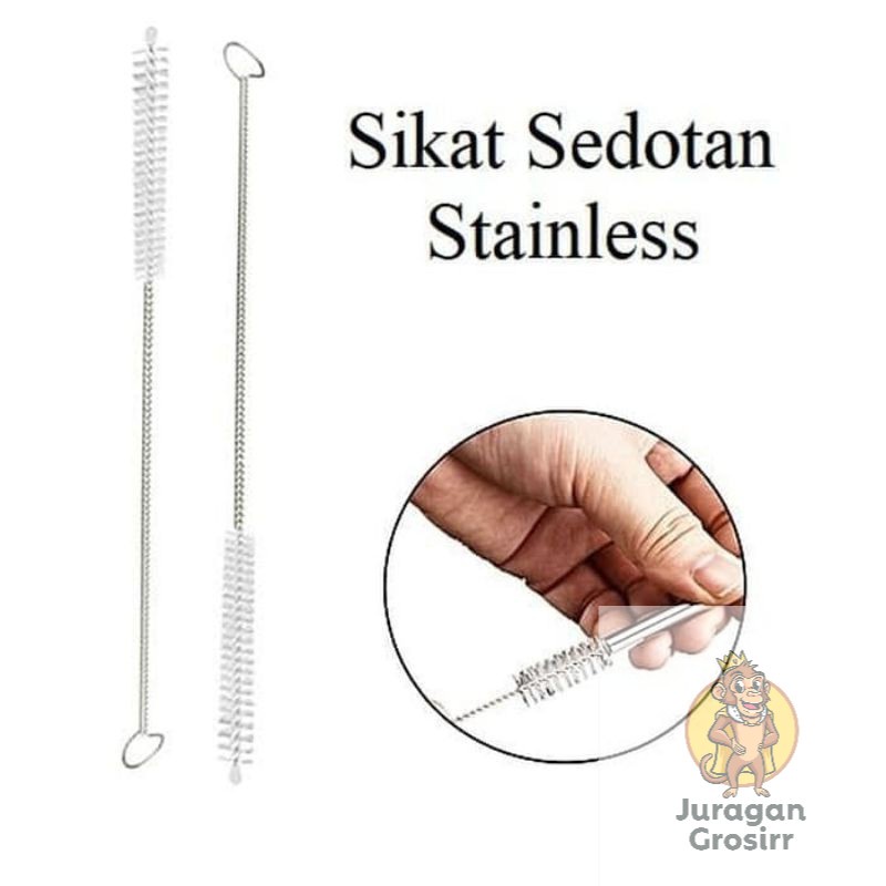 JG - SIKAT PEMBERSIH SEDOTAN STAINLESS / SIKAT SEDOTAN BESI