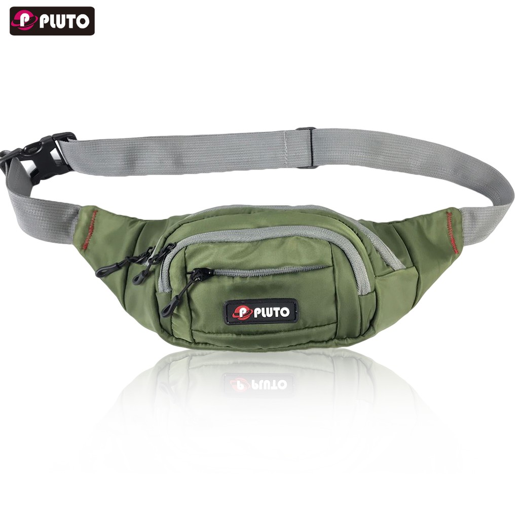 TAS SELEMPANG PRIA WAIST BAG PLUTO PRIA WANITA TAS SLEMPANG PRIA WAIST PACK PRIA PLUTO - BS