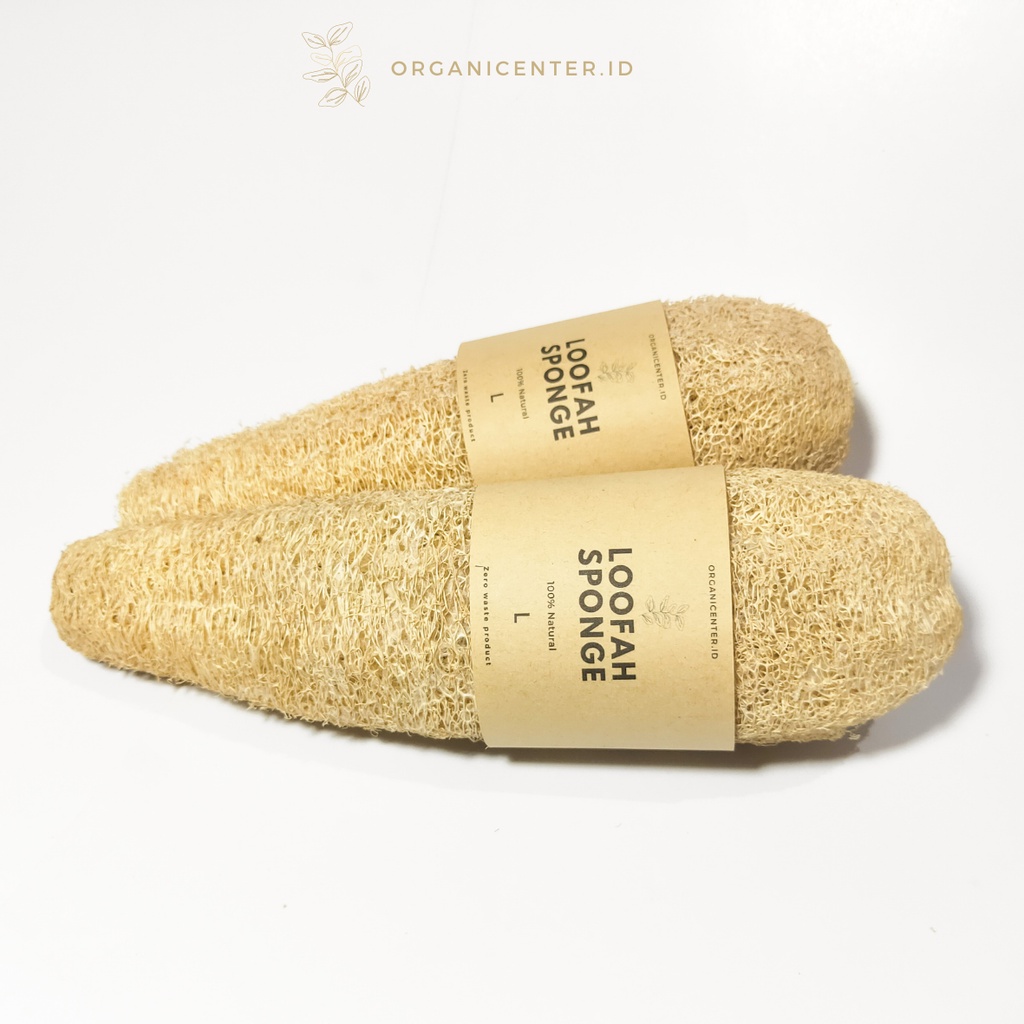 Loofah Sponge L / Spons Gambas Natural Alami / Spons Sabut Cuci Piring / Oyong Kering Zero Waste