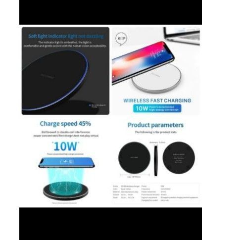 Wireless Charger untuk Samsung/Iphone/Oppo