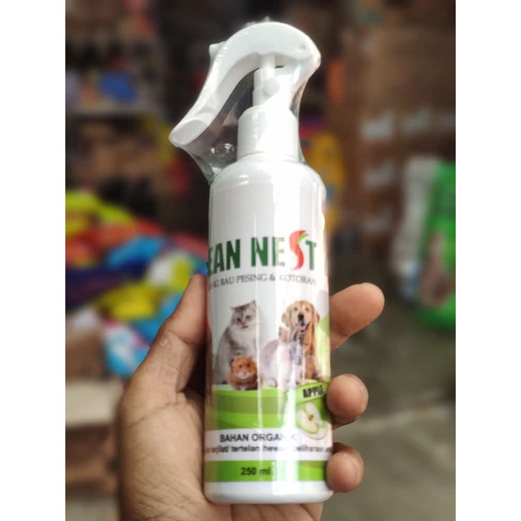 Clean Nest 250ml / Spray Penghilang Bau Kotoran Hewan