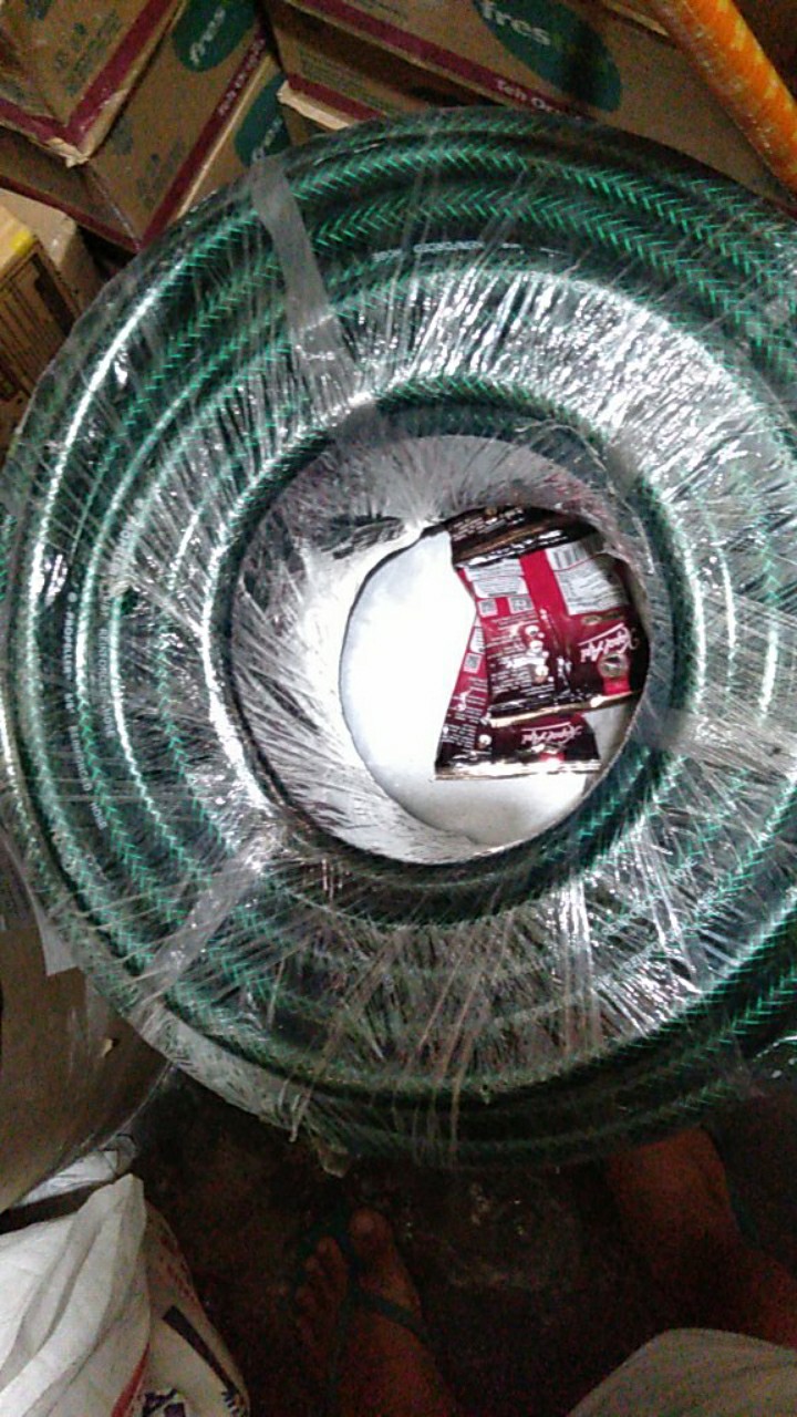 Selang Air Benang Hijau Rhinoceros 5/8 50meter Selang Air Taman Selang Air Elastis