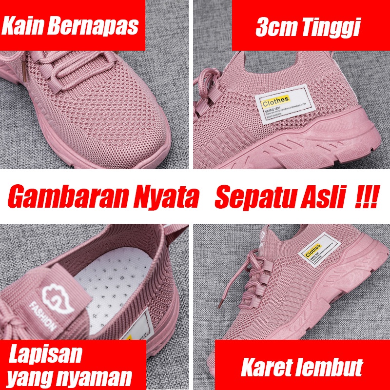 QINGSHUI Sepatu Wanita Terbaru Tahun Ini Kekinian Viral,Sepatu Kets Bertali Wanita Kualitas Tinggi,Sepatu Sneaker Wanita,Fashion Sepatu Lari Wanita Bernapas ,Sepatu Wanita Yang Nyaman,Sepatu Sneaker Wanita Sepatu Wanita